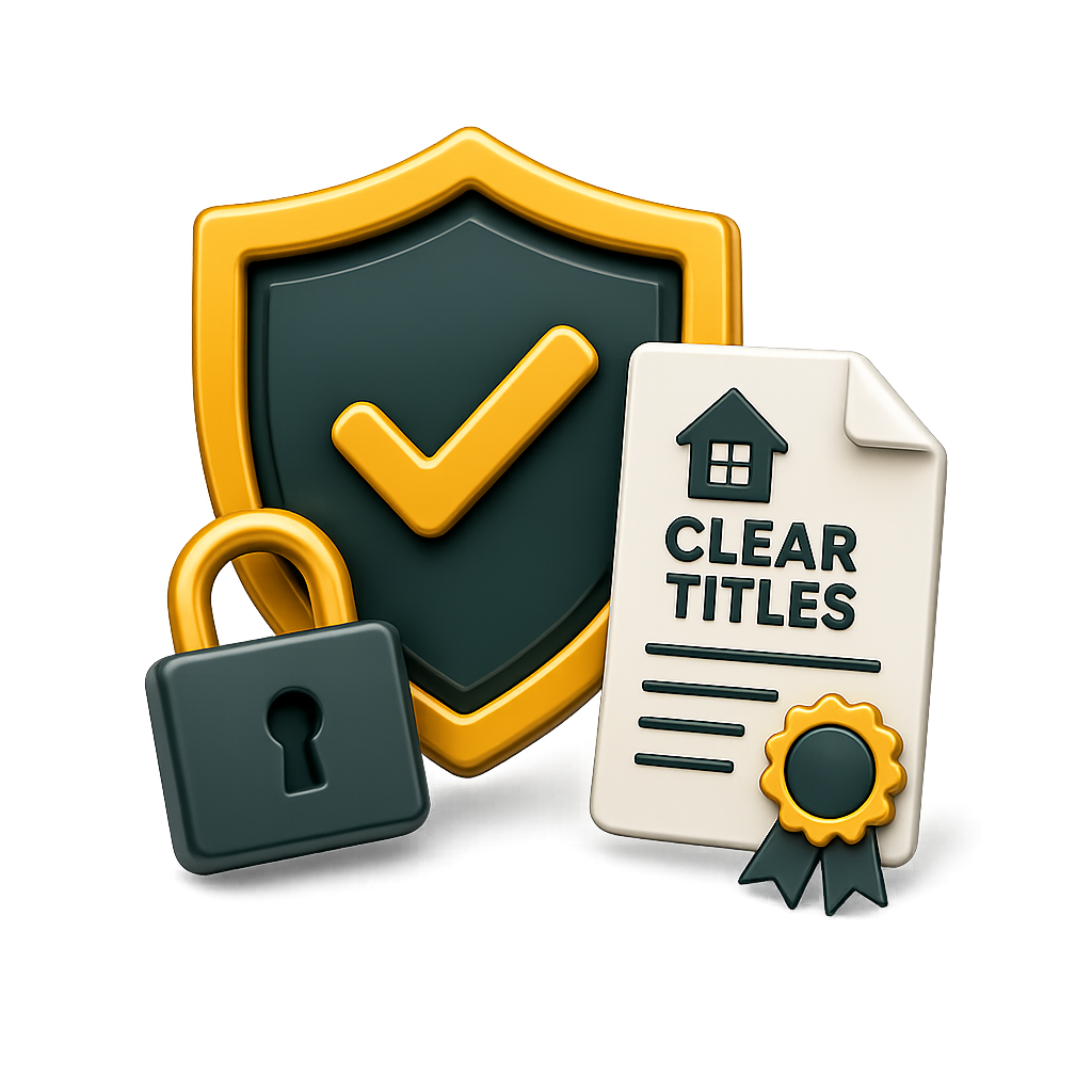 Clear legal titles 
